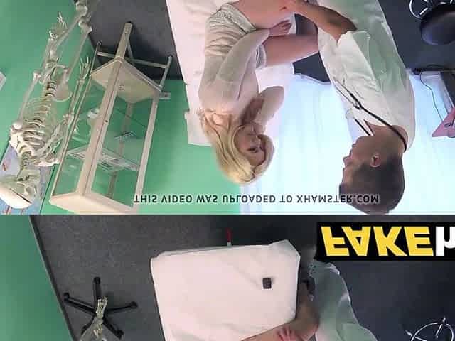 Fake Hospital Indecent doctor gives golden-haired Czech chick soaked panties