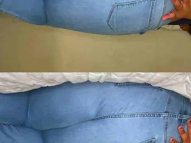 Black and round asses