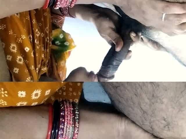 Aunty Doing Sloppy Blowjob and Eat Cum