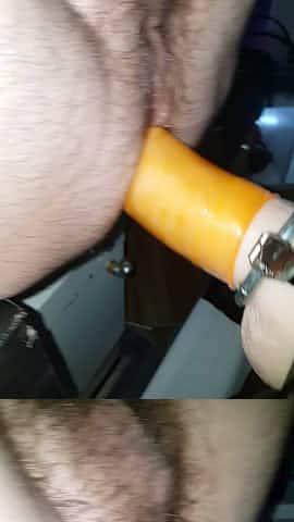 Anal Strapon Fuck in Gyno Chair