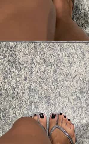 New Black Pedicure
