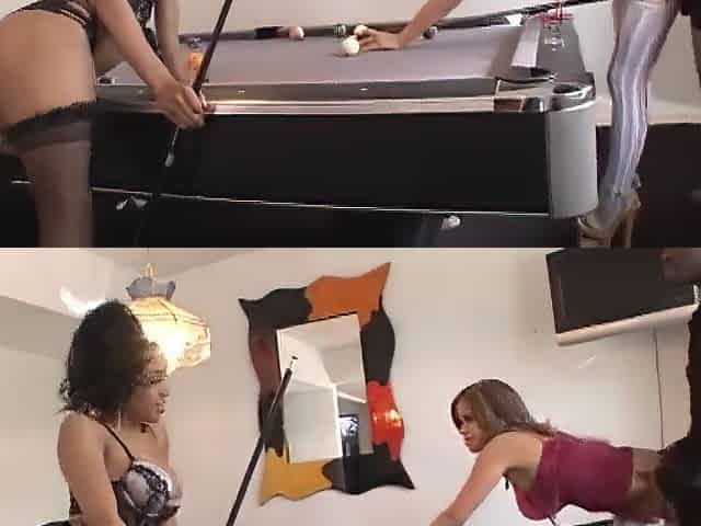 2 black honeys getting drilled hard