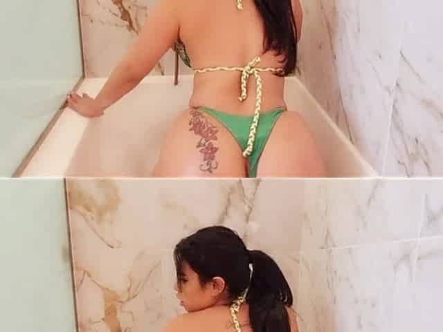 Stunning Anal Creampie with a Brazilian with a Super Big Ass