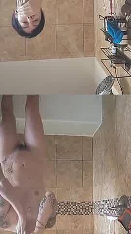 There's Nothing That Turns Me on Than Feeling Myself in the Shower. Felt so Good I Had to Fill My Holes After