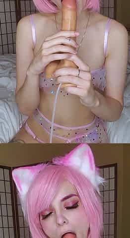 Masturbating loving babe solo toy plays with enthusiasm