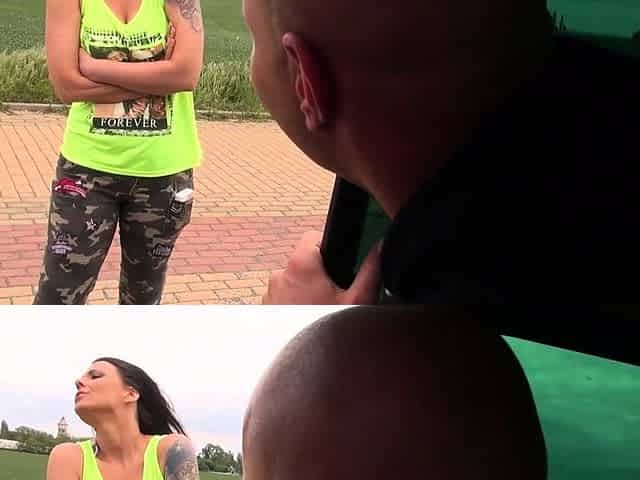 Curvy Simony Diamond Enters Breed Bus