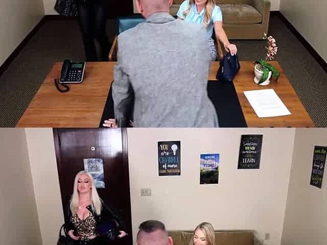 Two Hot Moms Team Up to Please Principals Big Dick