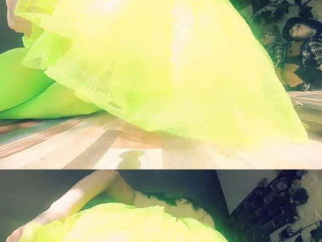 UpSkirt Double Penetration/Cute Cunt Fart