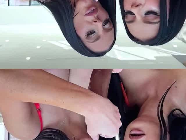 Payton Preslee & Angela White NEW Monster Cumshot JOI