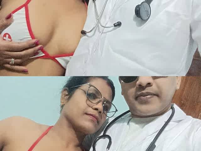 Hospital Nurse Nisha Hot Blowjob and Romantic Foreplay for Sex with Doctor