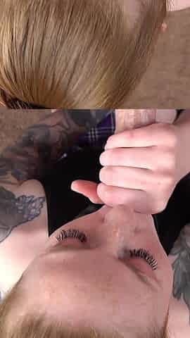 Schoolgirl Allison Goes Down on an Old Dude