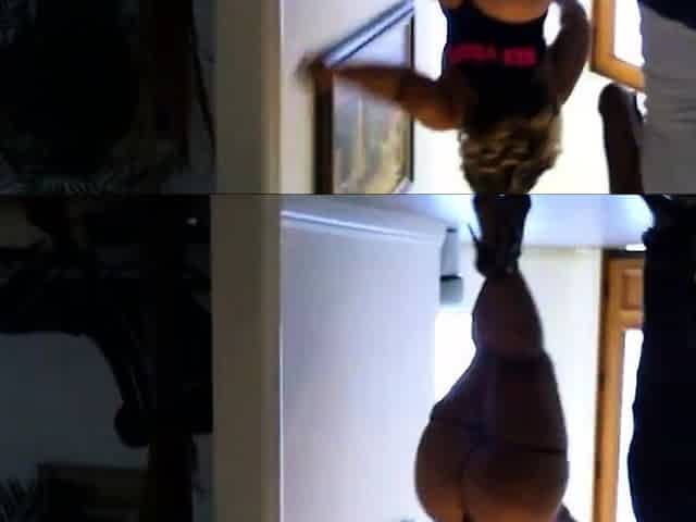 Lesbian interracial ass licking action