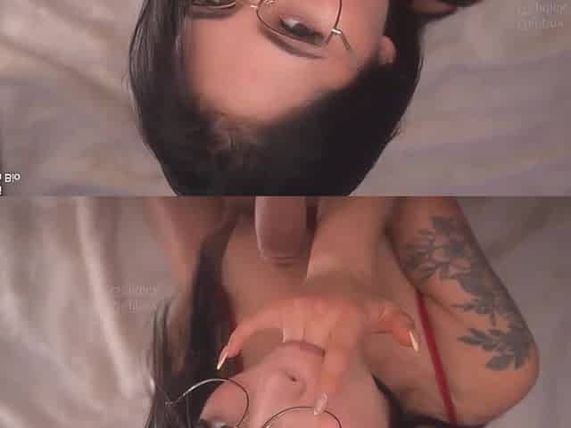 hawt schoolgirl rides a giant vibrator as a floozy