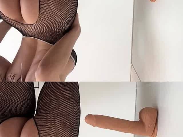 Solo with perfect big boobed blonde Alexis Ford