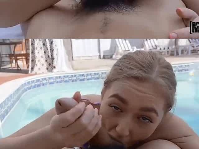 Butt Plug Rides Cock With Callie Black