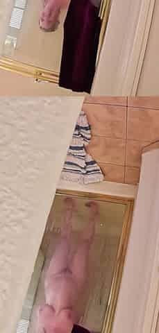 Watching Stepmom in the Shower Stepson Gets Lucky