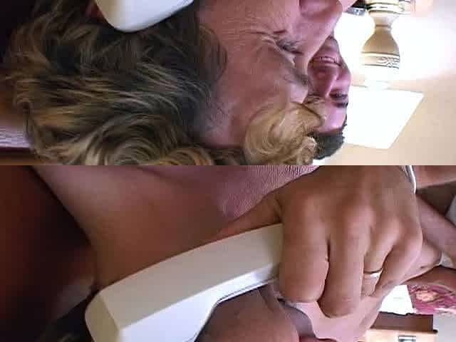 Close up anal fuck and blowjob threesome