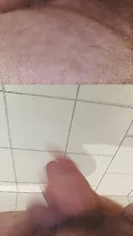 Stroke below the shower