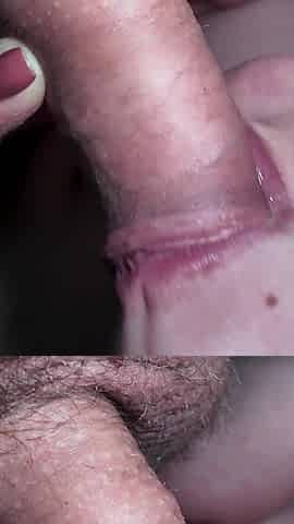 Stepson Massaged His Stepmother's Mouth with a Huge Squirt of Milk 4K