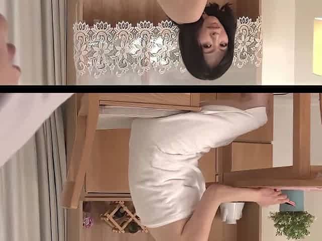 Stepson Perverted His Hairy Japanese Stepmother To Touch Her Small Beauties And Lick Nipples