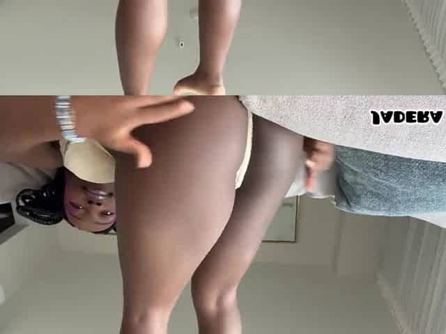 Cute Black LIKES Playing With Her BUTT!