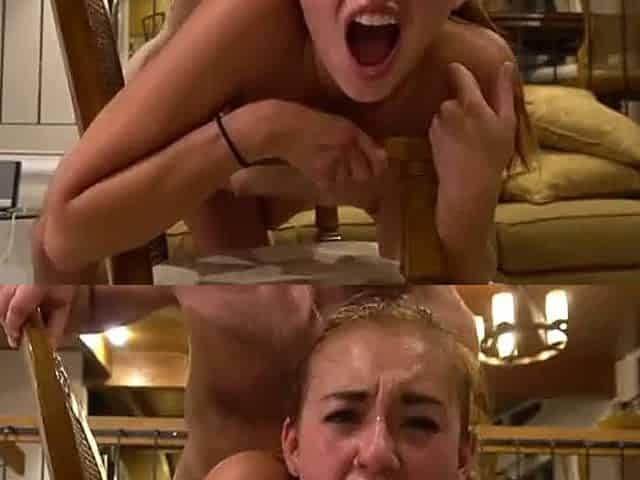 Blonde fuck very hard