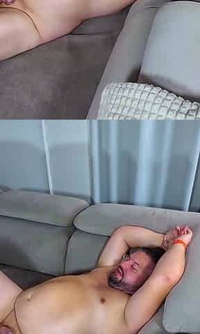 Hot Horny Wife Fucked Rough and Squirting Hard on the Sofa