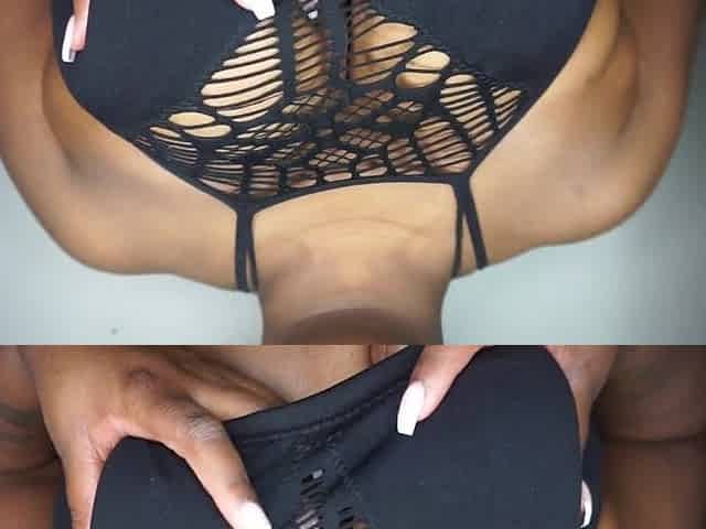 Natural Oiled Large Tit Black