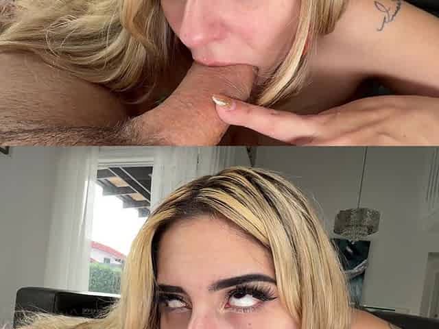 Blonde Bimbo Dahlia Norie Gets Fucked by Huge Cock Stud Jmac