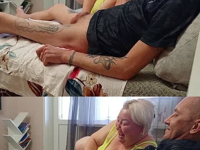 High-quality Deep Blowjob From a Neighbor with Cum Swallowing