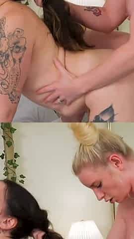 Rough Dom Gg Strap Sex