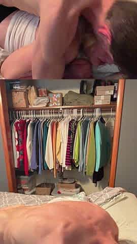 Rub and Fuck on Her with Her on Stomach Withy a in Her Face Camera View