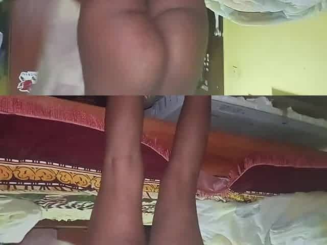 Stepdaughter shows her booty in her room