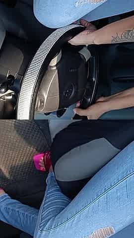 With High Heels and Pedal Pumping I Have a Big Squirt in My Pants