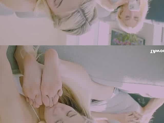 Blonde Lesbies Foot Fetish Soul-stirring Porn Video