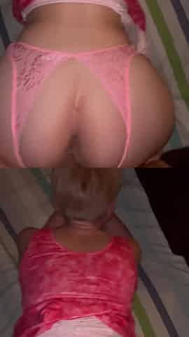 Hotwife in Pink Dress Gets Fucked