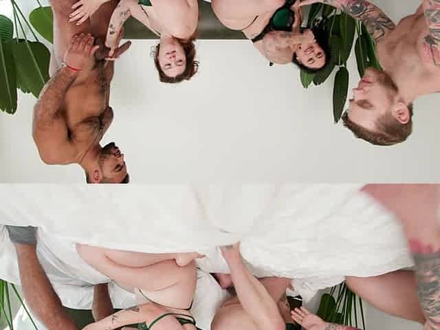 Two Thick Queens and Two Monster Cocks