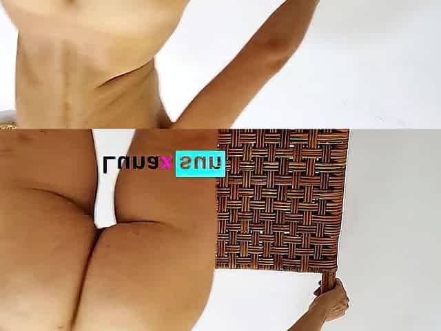 stranger caught me flashing ass in the public room