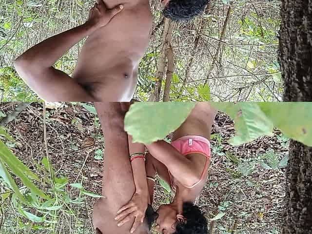 A Girl Was Gone to Forest for Something, Then Stranger Was Looked Her so He Was Asked Her for Fucking Then She Was Ok, Then Sex