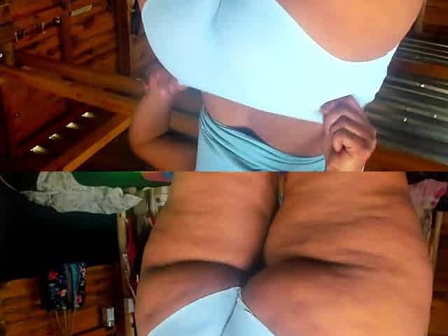 Plump Black Booty in Panty twerk tease...