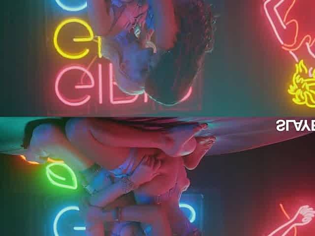 Hot and slim lesbians Emily Willis and Charlotte Stokely are spreading nice and wide