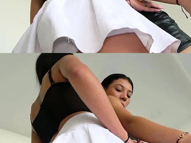 Amateur Latina Teens Wild Interracial Threesome