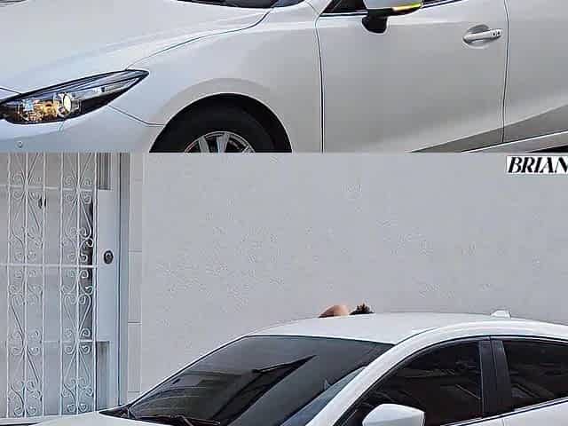 Aged Colombian Blond Monique Fuentes Bangs Her Driver in the Car - Brian Evansx