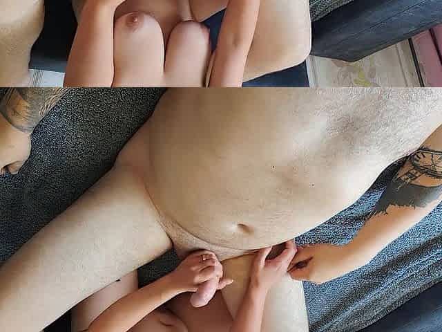 Emmasfamily mutual masturbation turns to cowgirl sex