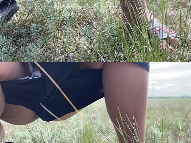 Outdoor Pissing Compilation in Nature! Car Trip! POV!