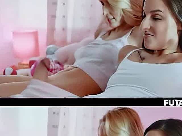 Real-Life Futanari Amirah Adara Fucks Kelly Collins in Barbie Land
