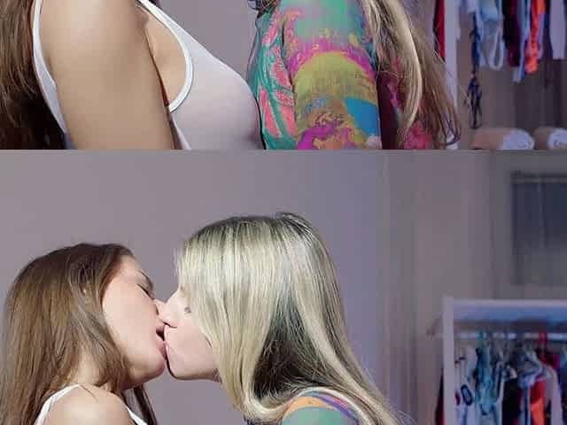 Horny party teens finger and licking pussy in hd