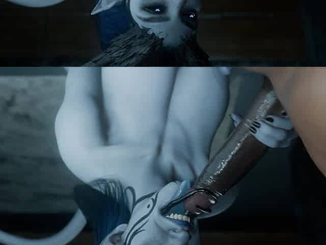 Madruga3d Hungry Succubus Gets Her Throat Destroyed by BBC - Swallowing Every Drop of Cum