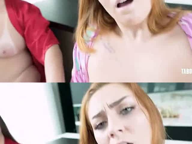 Melanie Hicks and Kira Fox's big cock porn by Taboo Heat
