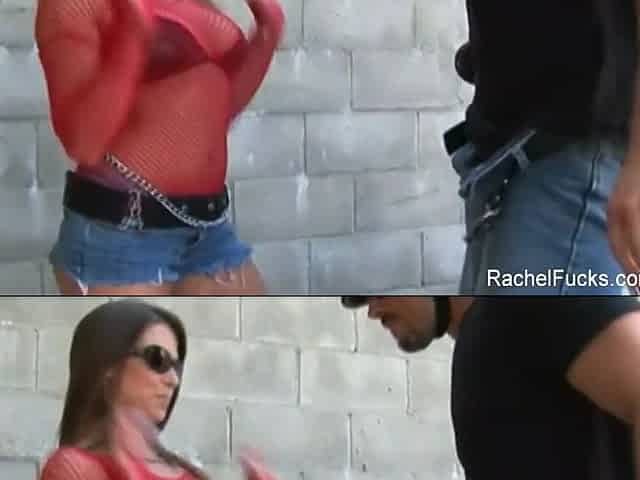 Breasty brunette hair Rachel Roxxx gets a facial